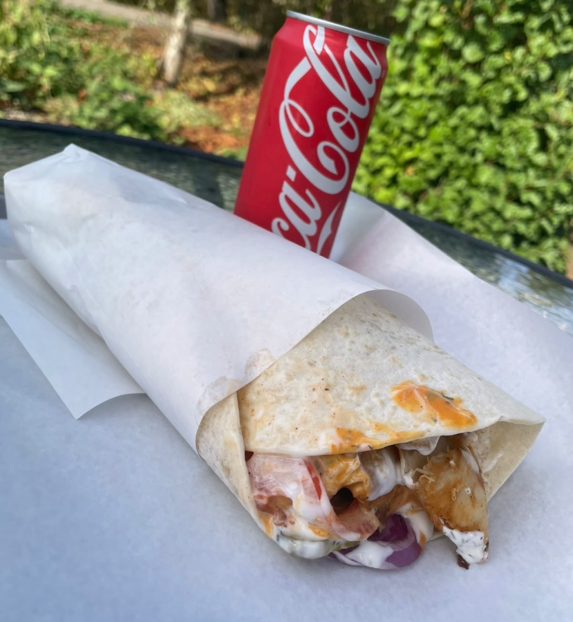 Combo: Kebab Pui – Lipie + Coca-Cola doza 0.33 l